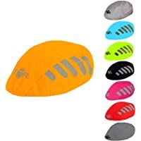 BTR - Protector Casco Bicicleta Universal- Impermeable y Alta Visibilidad Talla Única